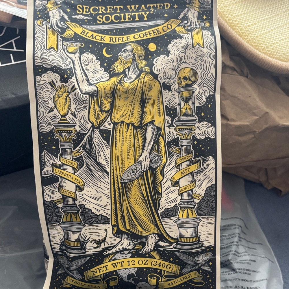 Secret Water Society Wall Art - Black and Gold
